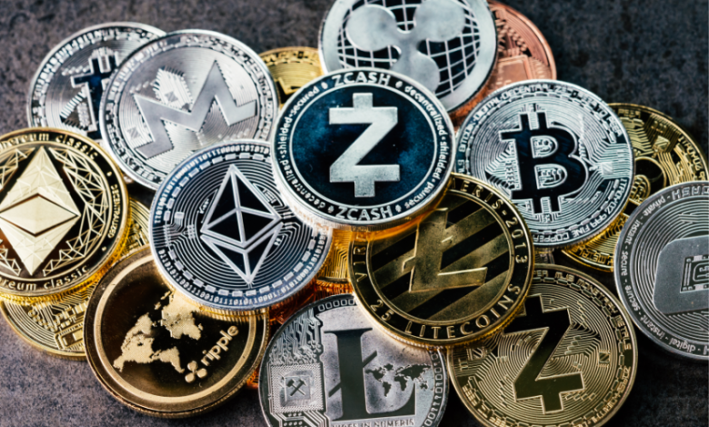 البيتكوين والإيثيريوم والريبل